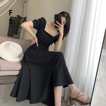 여성 여름 비치 허니문 프렌치 롱 원피스 봄 여신 여친 해변 비치룩 유행 드레스