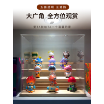 원목 아크릴 피규어 진열장 케이스 계단 투명 프라모델 쇼케이스