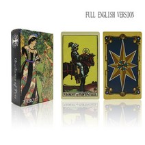타로 2022 xiii 다크 카드 데크 보드 게임 영어 스페인어 프랑스어 독일어 신비한 점 개인 사용 oracle 카드 게임, 스미스 타로