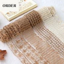 마끈 선물 포장 리본 디자인 데코 레이스, E (ET-142)