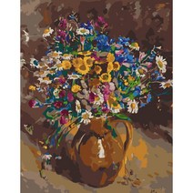 모모픽스페인팅 명화그리기 40x50cm I37 비노그라도프 꽃병 물감2배