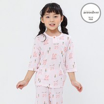 삐삐롱 미니쥬쥬 에어로실버 파자마7부세트 P21S3254GJO