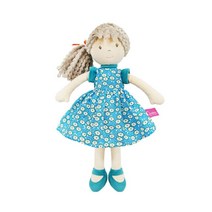 유아인형 보니카소녀 청녹드레스 1P 봉제 인형놀이, 쿠팡더좋은굿즈 본상품선택