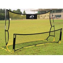 풋살 축구 리턴볼 매트 슈팅 리바운드 연습 그물망, 오렌지 L(214x100cm)