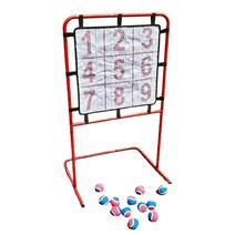 행사 게임 야구 공 던지기 레크레이션 스포츠 이벤트, A타입(높이117cm) + 공12개