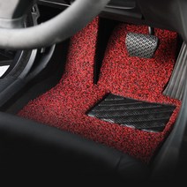 머스탱 6세대코일매트 확장형 발판 풀세트, 그레이, 1+2열(운전석+조수석+뒷좌석)