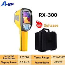 스마트폰 산업용 열화상 열감지 내시경 카메라 ABF RX300 적외선 열 화상 카메라20 °C 550 온도 감지 난방 수리, 2.RX300 set