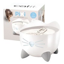 캣잇 PIXI 고양이 스테인리스 정수기 2.5L 화이트, 없음