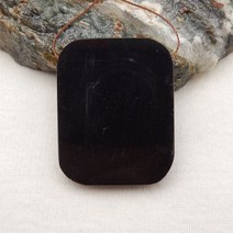 비즈공예 원석 준귀중한 자연석 풍경 펜던트 비드 40x32x5mm15g 패션 쥬얼리 DIY 남성용 목걸이 액세서리, 한개옵션0