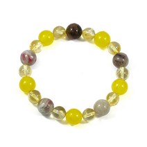 칼라 토르마린 황수정 황옥 원석팔찌 HSBR-058