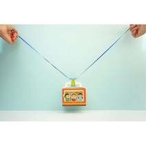 종이도안 색칠장식 양손 끈이동 케이블카 장난감 만들기 4p 꾸미기세트 초등부 돌봄교실 절