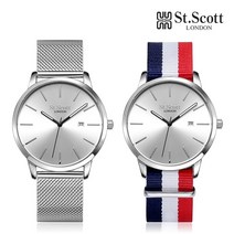 세인트스코트 ST5112M-SSS Mestor 메스토르 데이트 스트랩 2종 세트