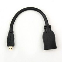 [Coms] HDMI 변환젠더(Micro HDMI M/ HDMI F)-케이블타입 BG470