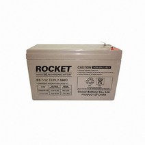 로켓트배터리 로켓트밧데리 로 세방전지 로켓트배터리 ES7-12 12V7AH 축전지, 본상품선택 1, 쿠팡 본상품선택, 상세페이지 참조