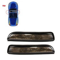 사이드미러 자동차 사이드 백미러 LED 턴 시그널 라이트 현대 I30 2009-2012 윙 리버싱 인디케이터 램프 8, 09 1 Pair All Black, 1개