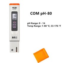 측정기 호환 수질 검사 디지털 ORP pH TDS 미터 온도 테스터 방수 자동 휴대용 HM COM-80 100 200 300/360, CHINA, HM PH-80, 1개