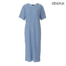 에이비플러스 ab.plus 웨이브 링클 페미닌 반팔 원피스 (LSU3QO57A)