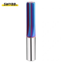 SWYBB 카바이드 기계 리머 직선 플루트 나노 코팅 CNC 홀 드릴링 도구 HRC60 경질 금속 2mm ~, 18 6.5x60x1006F
