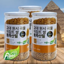 호라산밀 고대 곡물 이집트쌀 잡곡 귀리 밀 호라산, 500g x 3통