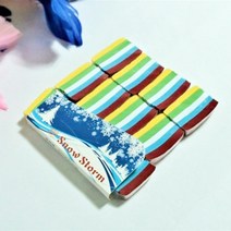 [바보사랑] 스트립 스노우스톰(레인보우 12개), 상세 설명 참조, 상세 설명 참조