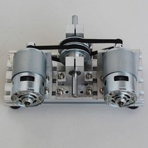 12V 24V DC 듀얼 스핀들 모터 드라이브 키트 775 795 895 대형 토크 타이밍 벨트 풀리 60 80 톱니 바퀴, 06 895 Motor - 80 Teeth