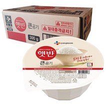 CJ 햇반 현미쌀밥 210g 36개, 큰공기 300g 18개