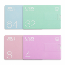[유에너스] 에버 파스텔 카드형 USB메모리 32GB, 그린
