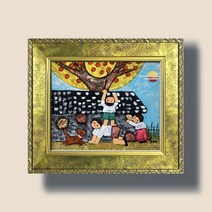 풍요의고향 유화그림 복들어오는그림 풍수지리그림