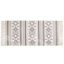 벨기에 스페인 조각 북유럽 계단 거실 카페트 러그 북유럽 코튼 린넨 보헤미안 빈티지 카펫 수제 술 디자