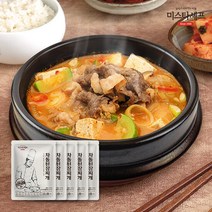 미스타셰프 차돌 된장찌개 500g 5팩