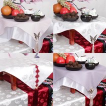 원형상보자기세트 모음 돌상테이블보 전통테이블보, 원형상보자기세트09번(살구)