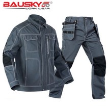 자동차 정비복 작업복 수리 팀복 화가 긴팔 차량, Gray jacket pants_165