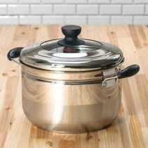 인덕션 찜기 찜냄비 찜통 채반 스팀 찜솥 28cm 찜판 찜통 냄비 찜솥 만두 다용도 곰솥 스텐 통, 본상품선택