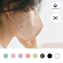 브이라인마스크 색깔 컬러 편안한 kf 흘러내리지않는 가벼운 여름 세부리형 마스크, 민트 50매