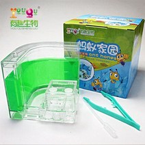 개미집 키우기 세트 개미 별장 집 농장 아크릴 곤충 시험관 수분 큰 공간 개미 둥지 생태 워크샵 6 색, 3