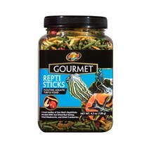 쥬메드 zoomed 고메이 렙티스틱 거북이사료 먹이 페닌슐라쿠터 반수생거북이 거북이밥, 8.5 oz(241g) 2개 세트, 쥬메드 고메이 렙티스틱