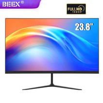 did모니터 전자메뉴판 BEEX 23.8 Inch 1080P IPS PC Monitor HDMI Desktop LCD Display FHD 75Hz Game Monitors, [01] 23.8inch