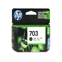 HP정품 CD888AA NO.703 컬러 데스크젯 F735 D730 K109A K209A 잉크, CD887AA(검정), 1개