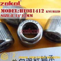 ZOKOL 10PCS 베어링 HF081412 EWC0812 외부 링 팔각형 편도 니들 롤러 8*14*12mm 널링 육각형, 03 HF081412.Knurled