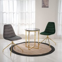 원형 대리석 스틸 골드다리 미니테이블 카페 도매 거실쇼파 신혼 쇼파 가구 소파, 02.DT025(화이트)