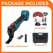전동멀티커터 전기 트리머 톱 혁신 공구 renovator 기계 makita 18v 1세트, 협력사, 18x 액세서리 상자