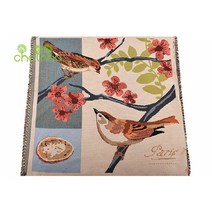 캔버스원단 옥스포드원단 패브릭원단 Chainho 원사 염색 폴리 에스터 린넨 자카드 직물 DIY 바느질 쿠션, 22 CLU006-A-4P_01 48x48cm