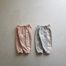 배색조거팬츠