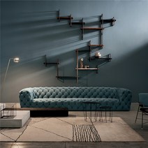 패트릭쇼파 아쿠아 가죽 벨벳 수입 쇼파 럭셔리소파, 190cm