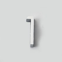 led 메뉴판 광고판 라이트패널 3d 집 번호 야외 숫자 표지판 60mm 부동 집 편지 문 알파벳 홈 야외 블랙 번호 주소 명판, 1실버