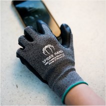 스파이더핸드 퍼펙트그립 거미손 NBR 폼 코팅장갑 M사이즈 터치가능 등산 작업 안전 방한