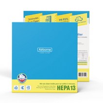 에어본 리얼 헤파13 등급 인증 차량용 에어컨필터 액센트 I40 투싼IX 벨로스터 제네시스 쿠페 프라이 스포티지 (PM 0.3 초미세먼지 99.95% 제거), HMK-16