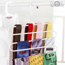 프리미엄 5단 바지걸이 S형 논슬립바지걸이 옷걸이, No.01 S형바지걸이5단 블랙