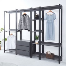 하스민퍼니처 DIY 드레스룸 옷장 400 5단 다용도 선반, 화이트