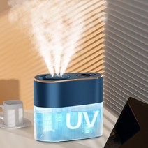 GHKO 2.2L 대용량 무선 UV살균 가습기, 블루